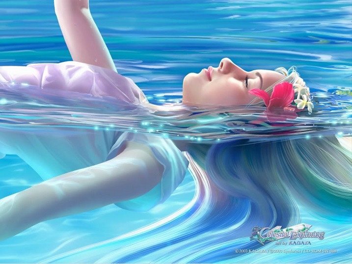 Kagaya art water girl