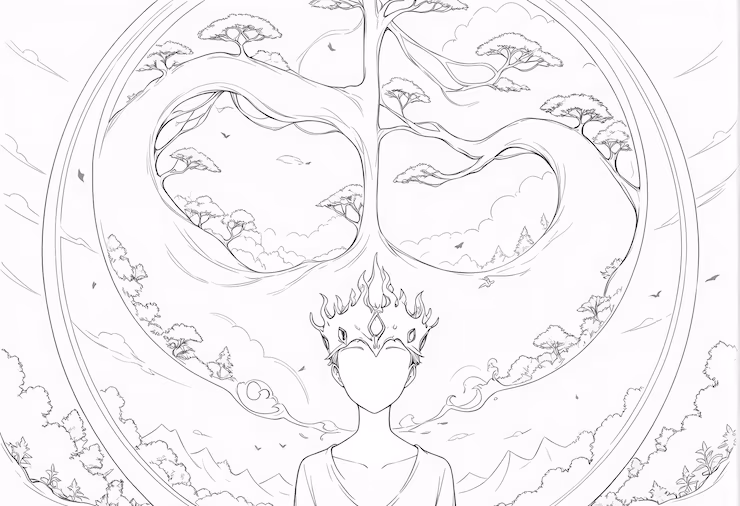 drawing person with crown words king it 1123160 10446